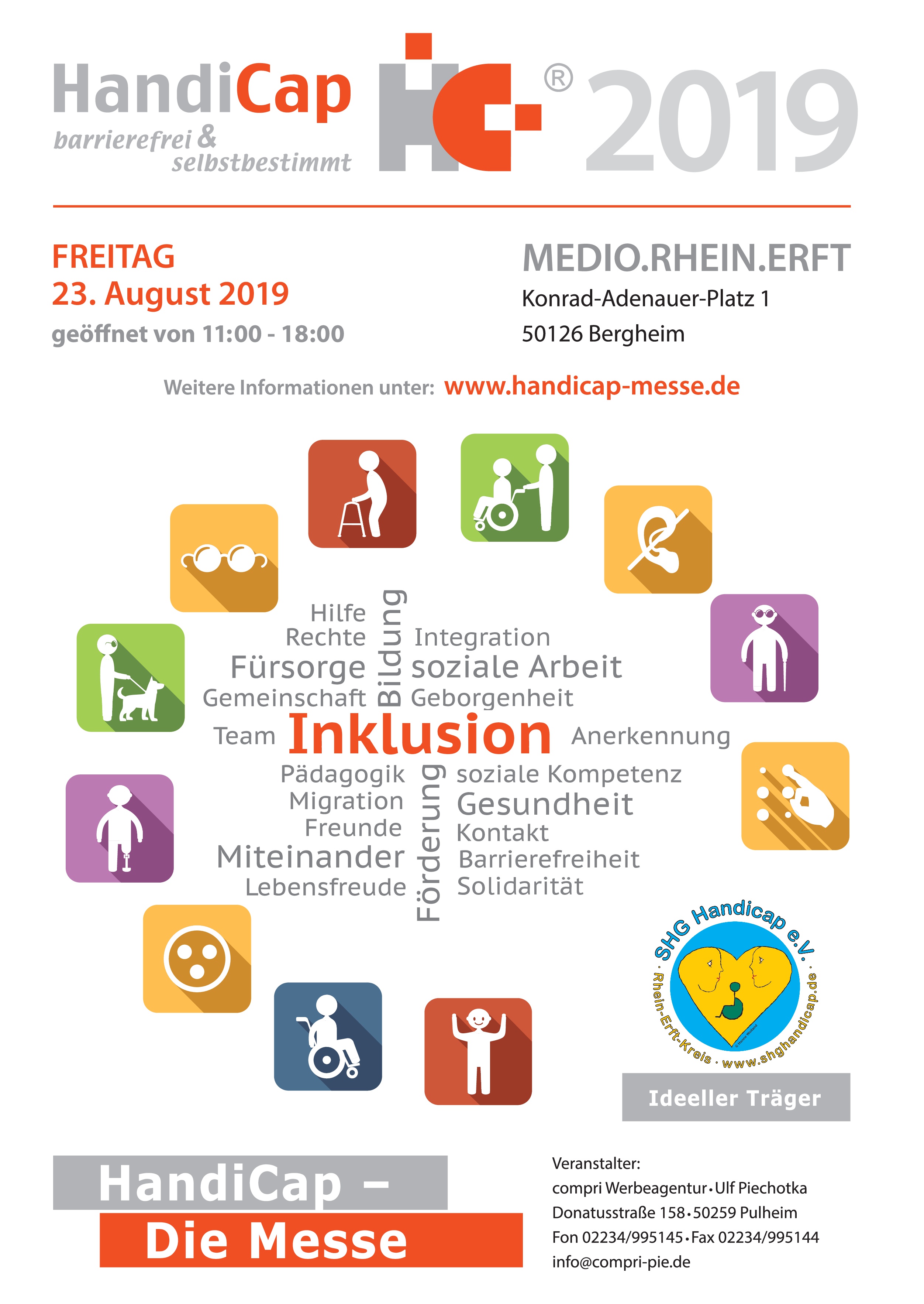 Plakat der HandiCap Messe 2019